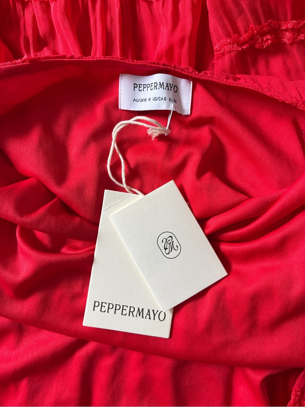 Peppermayo Aullie Red Mini Dress - Picture 6 of 6